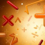 Image showing Maths symbols on a bright background to symbolise private tuition session