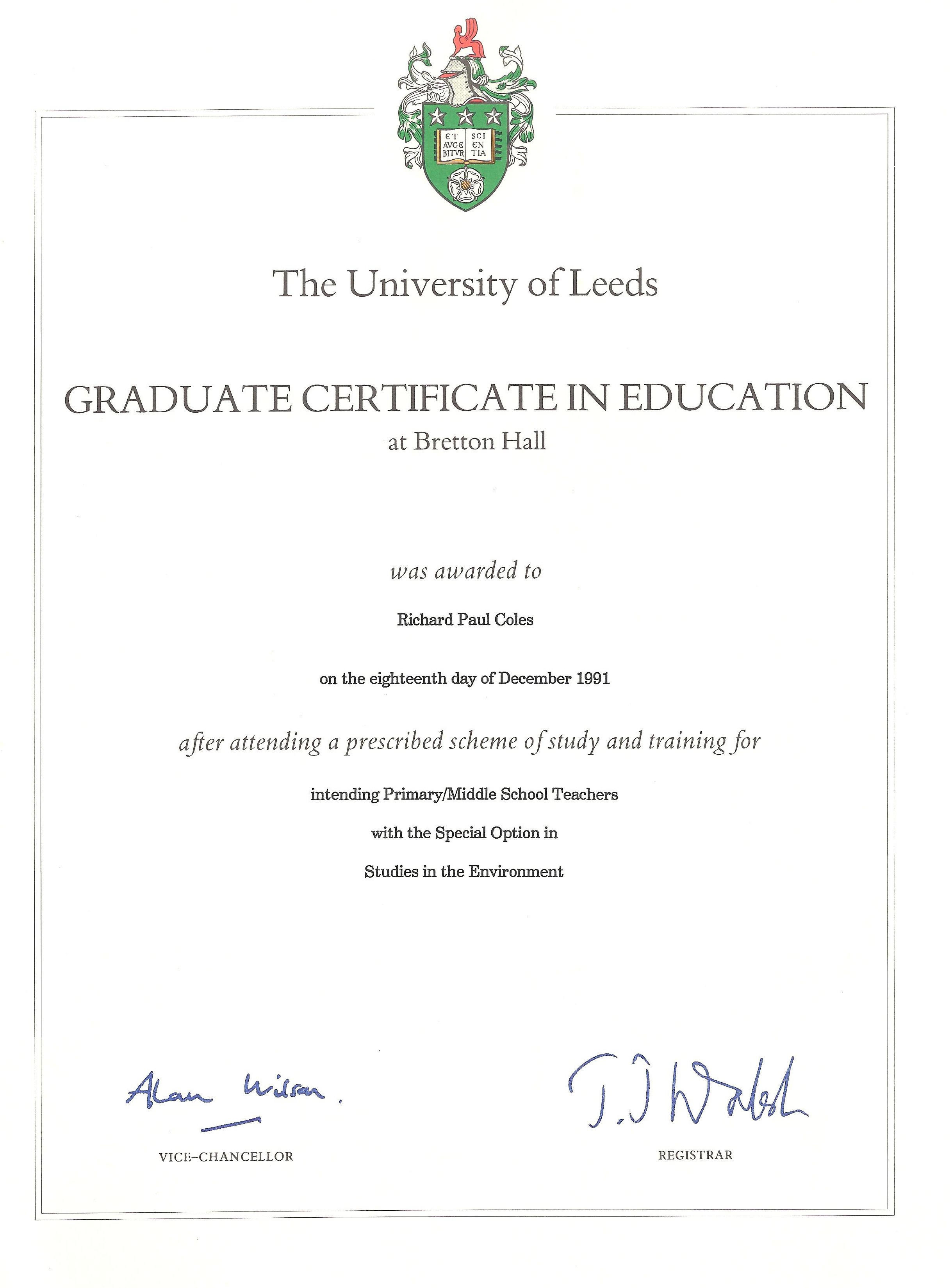 phd certificate uk